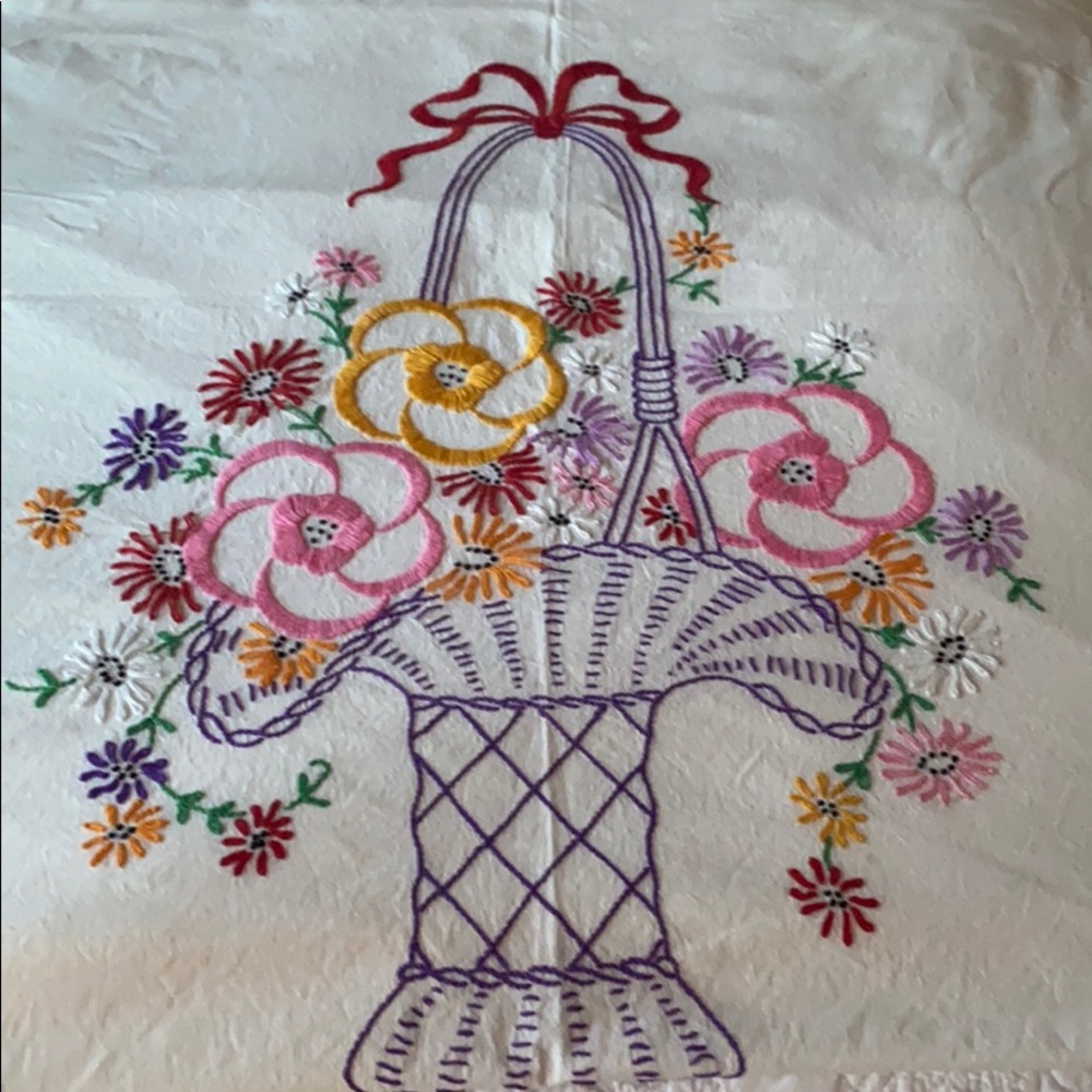 Vintage table cloth